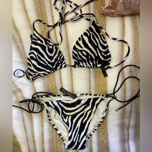 Vix paula NWT bikini zebra animal print